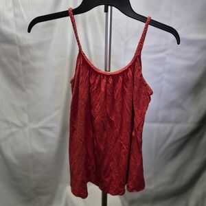 Maurices Large Red Orange Tank Top
